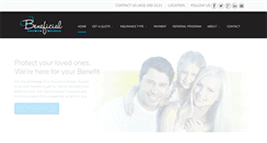 Desktop Screenshot of beneficial-insurance.com